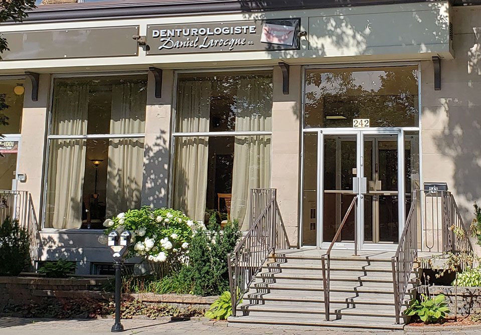 Façade clinique denturologie drummondville
